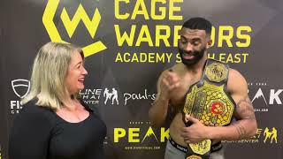 Karle Mullings  Cage Warriors Academy South East 35  MMA UK [upl. by Pelage]