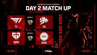 GES ASIA VALORANT TOURNAMENT DAY 2 [upl. by Boehmer367]