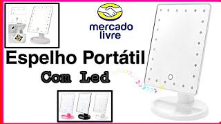 Unboxing  Teste Espelho Com Led Portátil Camarim [upl. by Acima]