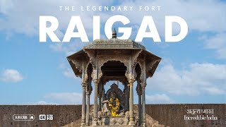 Raigad Fort Maharashtra  A Documentary  4K Aerial Drone Shots [upl. by Stark]