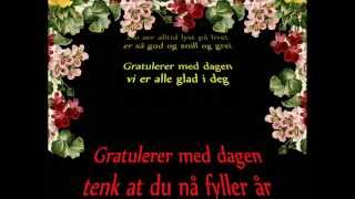 Gratulerer med dagen [upl. by Ruthy6]