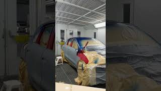 color changing Car Painting carbodyrepair [upl. by Scherle293]