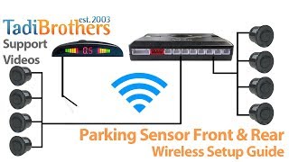 Wireless Backup Parking Sensor installation guide [upl. by Fiorenze]