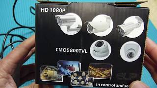 ELPUSB100W05MTDL36 USB20 Surveillance Camera Unboxing With Windows and Mac Software [upl. by Hevak744]