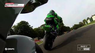 2024 Bennetts British Superbikes Round 8  Cadwell Park Race 3 onboard highlights [upl. by Salomon]