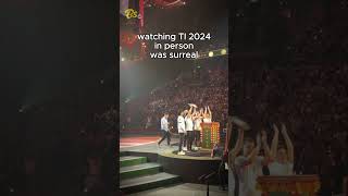 Watching TI 2024 in person was a surreal experience [upl. by Emily]