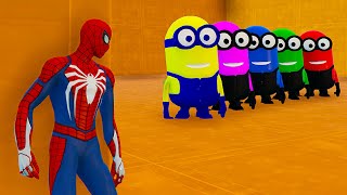 ✅GTA5 Epic Ragdolls  RED SPIDERMAN VS RED MINION VS SUPER HEROS FAILS Euphoria Ragdolls Physics [upl. by Bambi]