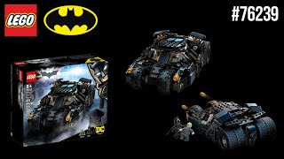 LEGO 76239 DC Batman™ Batmobile™ Tumbler Confronto do Espantalho  SPEEDBUILD  BRICKLEAKS [upl. by Moule]