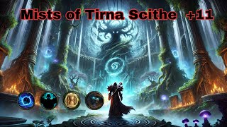 Mists of Tirna Scithe 11 Discipline Priest  Mythic Dungeon  World of Warcraft [upl. by Nadler157]