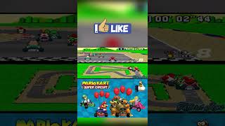 Mario Kart 8 Deluxe Vs Super Mario Kart SNES [upl. by Esmerelda]