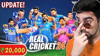 BUYING IPL LICENSED TEAMS IN New UPDATE Of RC 24 Real Cricket 24 [upl. by Akerdna]