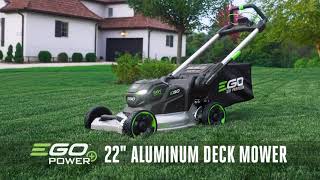 EGO POWER 22quot Aluminum Deck Select Cut™ SelfPropelled Lawn Mower  LM2206SP  Features [upl. by Davies]