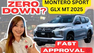 montero sport glx  ZERO DOWN PAYMENT 🤩 mitsubishi  NAG UPGRADE SI MONTERO GLX 😍 [upl. by Aivlis]