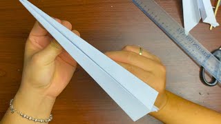 ✈4 Minutes How to Fold an Origami Airplane That Flies Far 💥 Paper Airplane DIY Airplane Origami [upl. by Alissa]