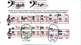 CMT Enharmonic Equivalent Intervals and The Rule of 9 [upl. by Euqinad95]