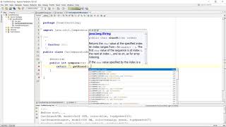 Java Comparable amp Comparator  03  Creating Comparator object [upl. by Nanice153]