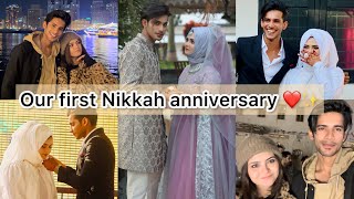 NEW YEAR DAY ✨🎉 and OUR 1st Nikkah Anniversary 😍❤️ [upl. by Repsac]