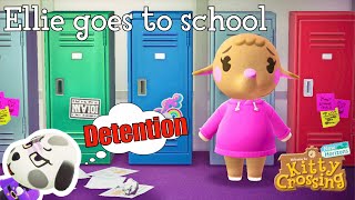 Ellie Goes to School  a Short Film  Animal Crossing New Horizons [upl. by Kare]