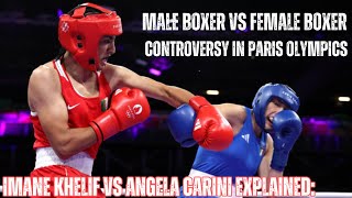 Imane Khelif vs Angela Carini Paris Olympics Boxer Controversy Explained [upl. by Llertak]