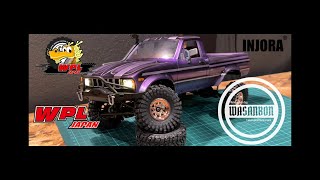 RC  WPL JAPAN C241 RTR TOYOTA HILUX custom paint part2 [upl. by Anitnauq]