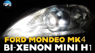 Ford Mondeo Mk4  Focus MK 25 Headlight repair and upgrade  bixenon HID projector replacement RHD [upl. by Gemma657]