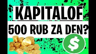 Kapitalofcom Výdělek na Internetu až 500 rub za Den CZSK [upl. by Artemas]