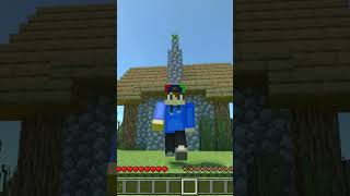 CABEZA DE CREEPER ESCONDIDA POR LA ALDEA minecraft MrCraftYT [upl. by Ailisec]