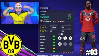 YESI HUGE RENATO SANCHES SIGNING Dortmund FIFA 21 Career Mode 03 [upl. by Ardied]