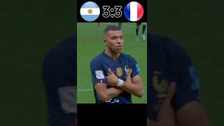 Argentina vs france 33 final cup world 2022  highlights football youtube shorts [upl. by Wahs]