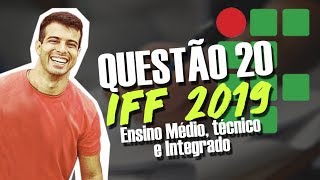 IFF 2019  RESOLUÇÃO DA QUESTÃO 20 DE MATEMÁTICA TRIÂNGULO EQUILÁTERO INSCRITO E CIRCUNSCRITO [upl. by Elohc]