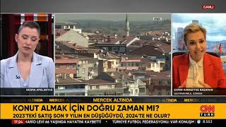 Evrim Kırmızıtaş Başaran  CNN Turk  Konut Almak İçin Doğru Zaman mı [upl. by Emil]