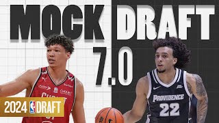 2024 NBA Mock Draft 70  The First Round [upl. by Ahon]