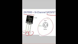 2n7000 transistor working ytshorts circuit [upl. by Annol]