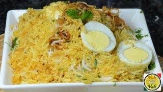 Egg Biryani  By Vahchef  Vahrehvahcom [upl. by Arreic]