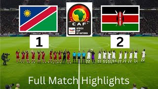 Kenya vs Namibia All Goals AFCON 2025 Qualifiers [upl. by Bremen956]