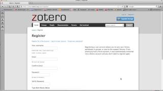 Zotero Tutorial Deutsch Kurze Einführung Anlegen eines Accounts [upl. by Friend]