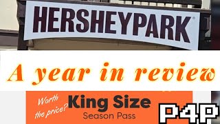 Hersheypark season pass review one year of having the Kingsize season pass [upl. by Nivag15]