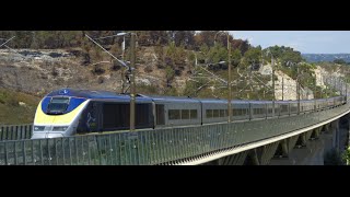 TGV Eurostar Thalys at Stratford International and in France [upl. by Sumer439]