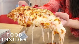 How Dominos Makes Its Pizza  Food Insider [upl. by Enorahs]