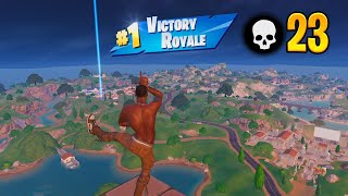 High Kill Solo Ranked Win Gameplay Fortnite Chapter 5 Season 1 [upl. by Clawson]