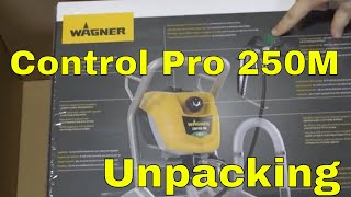 Wagner Control Pro 250M HEA Farbsprühsystem Plus Wand Unpacking [upl. by Eelesor]