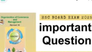 OCM  MOST IMPORTANT QUESTIONS  Maharashtra Board Exam 2025 hsc2025 hscboardexam viralvideo [upl. by Annayi]