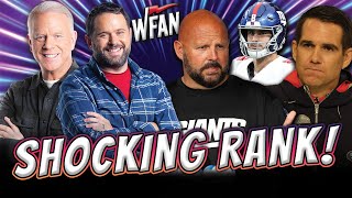 Giants Shocking NFL Roster Ranking Reaction [upl. by Gregrory480]