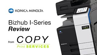 Konica Minolta bizhub iSeries Photocopier Review [upl. by Bore]