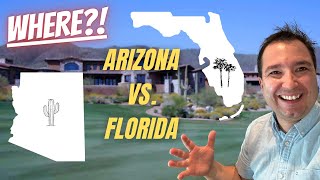 Florida vs Arizona The Ultimate Showdown for Retirees  Climate Lifestyle and More Compared [upl. by Ecidnak]