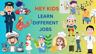 Learn Jobs and Their Spelling what do they doMotivational Song for Kids 🚀👩‍🏫👨‍🍳quot [upl. by Ayouqat]