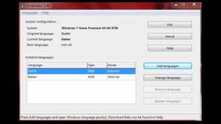vistalizator  cambiare lingua su Windows vista 7Tutorial [upl. by Hgielram]
