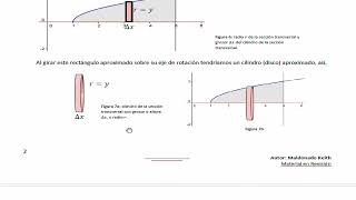 video 7 volumen de solidos de revolucion por discos y arandelas [upl. by Nellir]