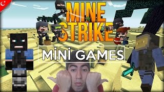 Minecraft Türkçe Mini Games  MineStrike  Deli Çatışma [upl. by Yevreh]