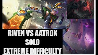 RIVEN vs AATROX  Swarm Extreme Difficulty 49  League of Legends PVE [upl. by Bosson]